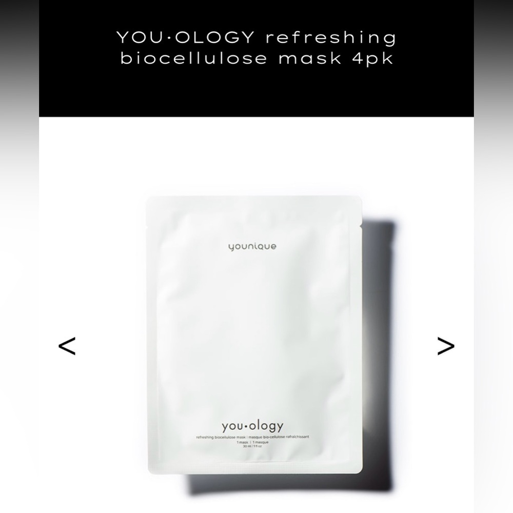 NEW Younique YOU·OLOGY refreshing biocellulose mask – 4 count - Picture 5 of 9